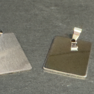 RVS Hangertje 2 x 3 cm