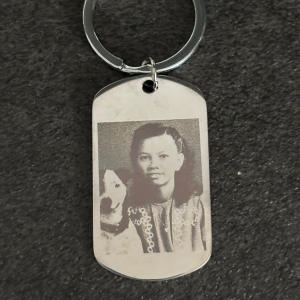 RVS graveerhanger – glans gepolijst
